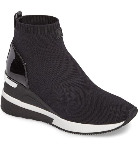 michael kors skyler bootie nordstrom|Michael Kors stretch knit sneakers.